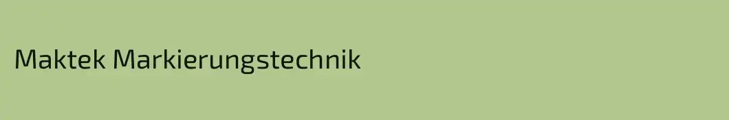 Maktek Markierungstechnik